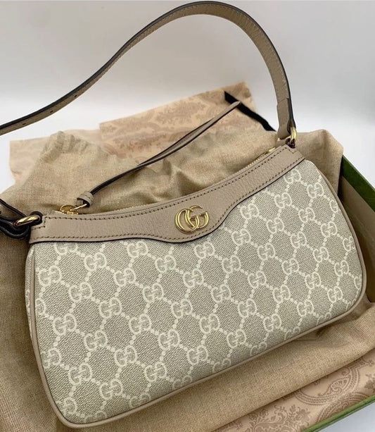 Vintage Shoulder Bag – Signature Print Edition