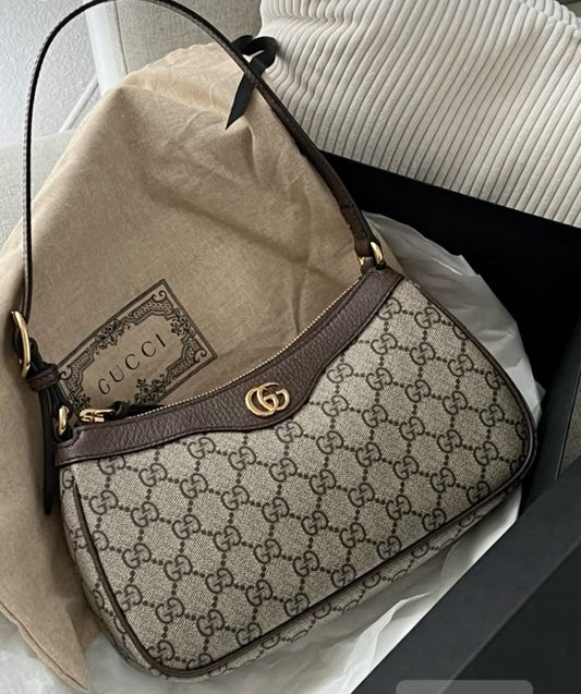 Vintage Shoulder Bag – Signature Print Edition